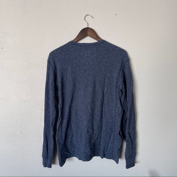 Levi’s Waffle Termal T-shirt Navy with Light speckles - Picture 3 of 3